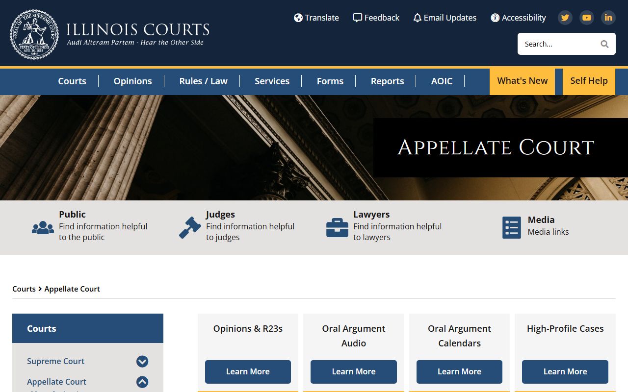 Kane County Circuit Court appeals route through the Illinois Appellate Court